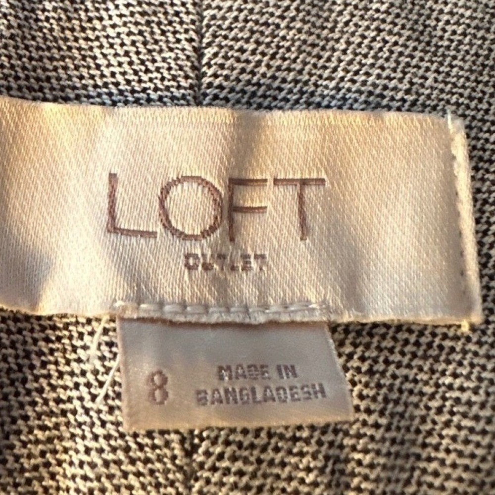 Loft Outlet Pencil Pant Womens Gray Slim Leg Stretch Capsule Tailored Career 8 - Picture 3 of 5